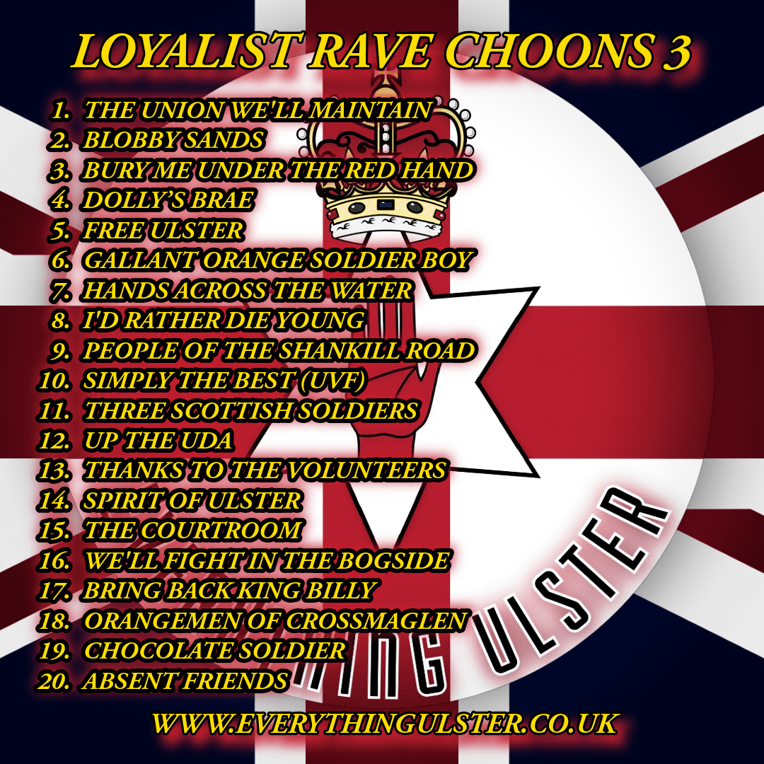 Everything Ulster - Loyalist Rave Choons 3 (CD VERSION) - Everything Ulster