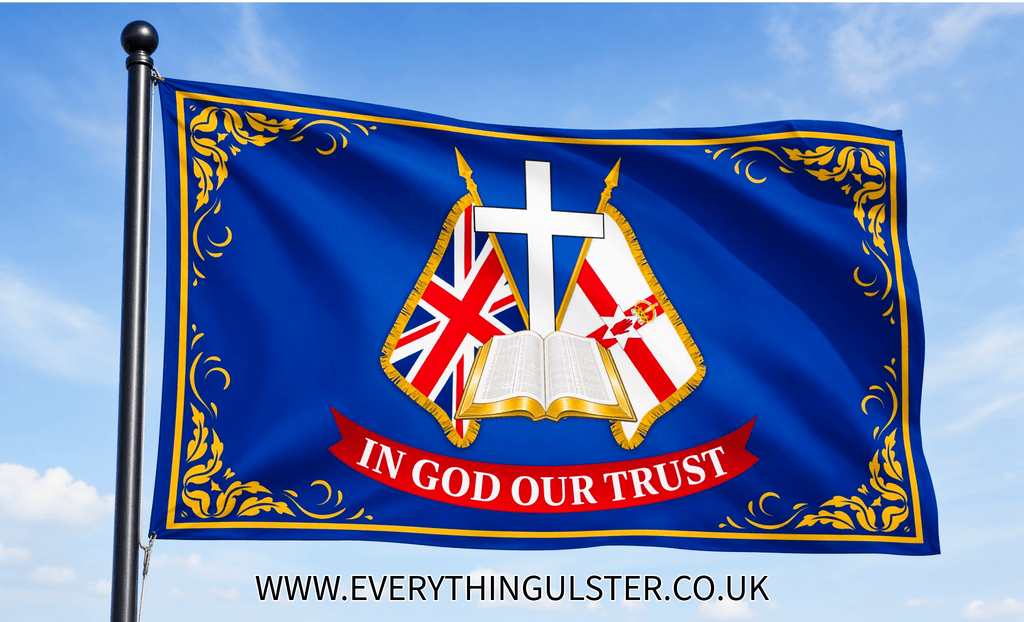 In God Our Trust Flag - Everything Ulster