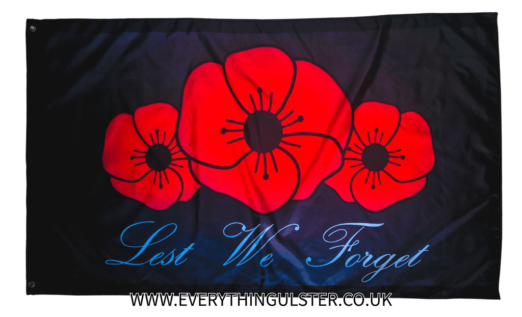 Lest We Forget Flag - Everything Ulster