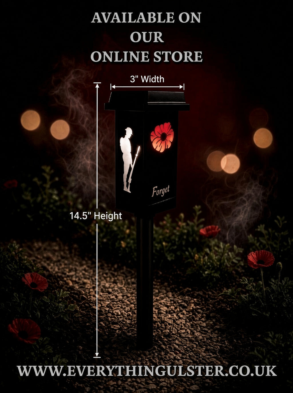 Lest We Forget Solar Light